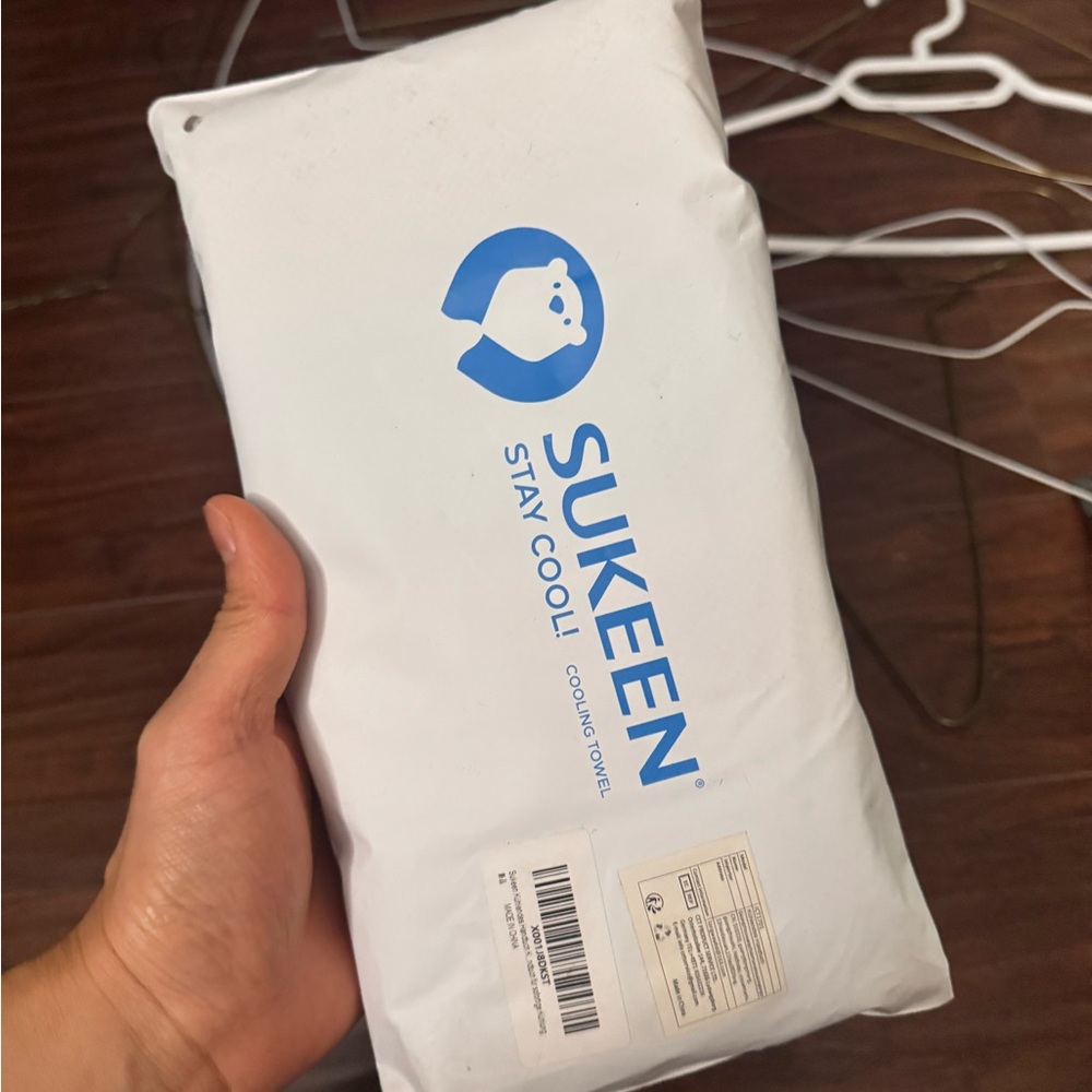Keen White Cooling Towel